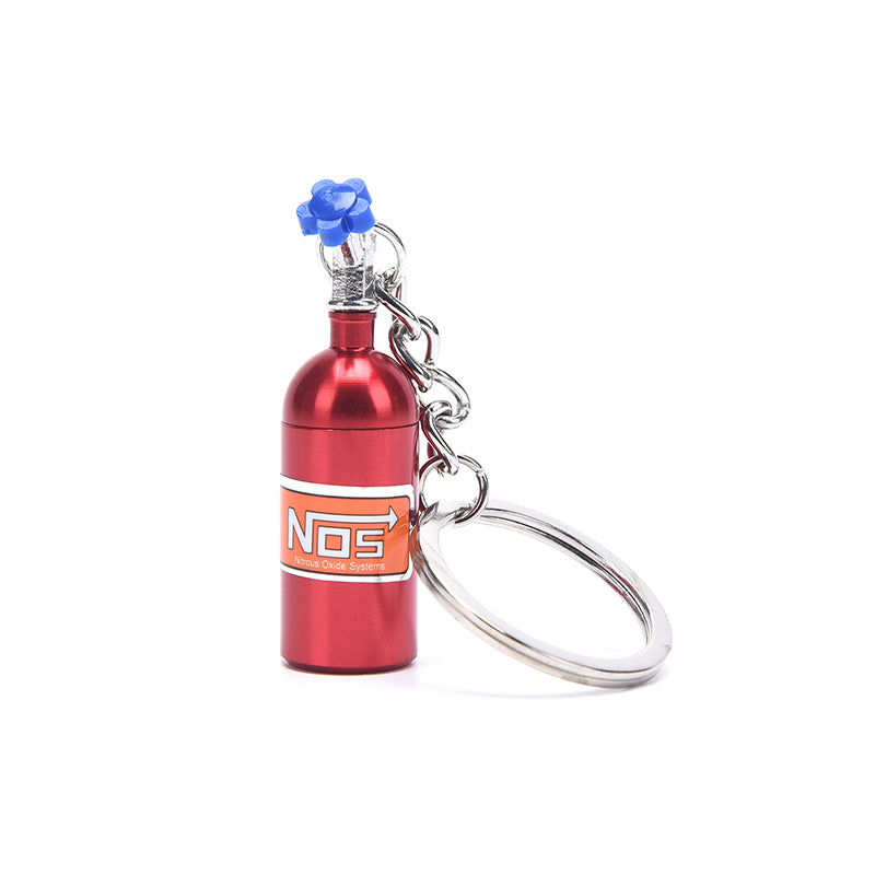 Chaveiro com Mini Frasco de Óxido Nitroso - Presente Único para Amantes de Carros!