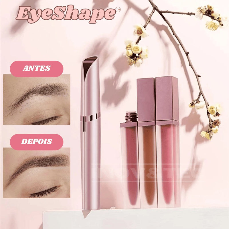 Caneta Depiladora EyeShape Para Sobrancelha e Pelos Faciais Indolor | BRINDE Stencil Para Maquiagem Perfeita e Resultado De Salão em Segundos!