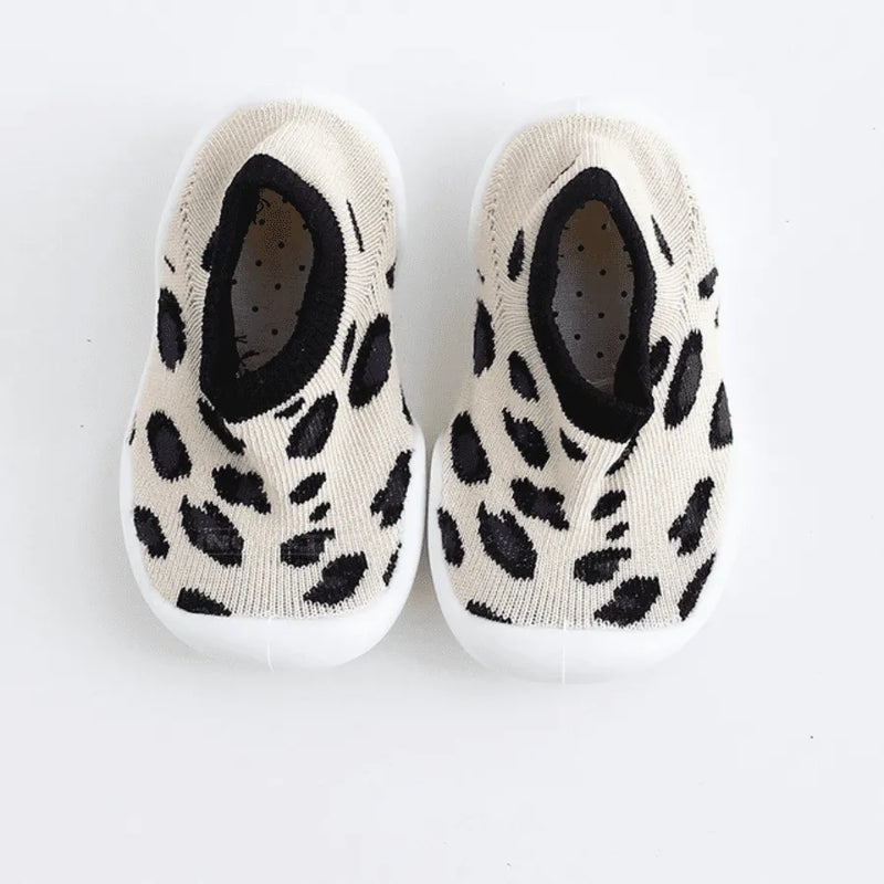 Sapatinho Meia "Baby Fashion" Para bebês e Crianças - Super Confortável, Seguro e Antiderrapante