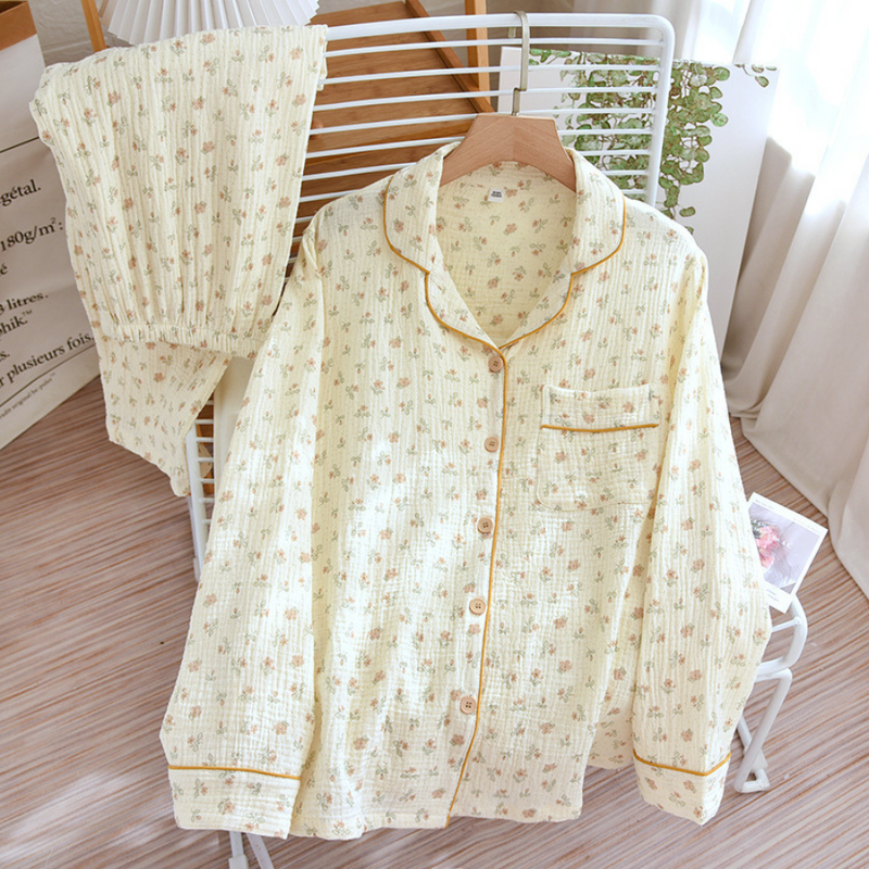 Pijama Feminino Pure Cotton - Conjunto Com Calça e Camisa Longa 100% em Algodão | Macio, Leve e Super Confortável