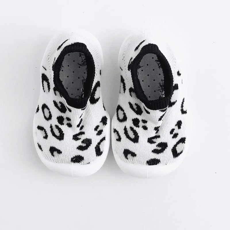 Sapatinho Meia "Baby Fashion" Para bebês e Crianças - Super Confortável, Seguro e Antiderrapante