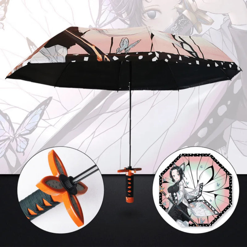 Guarda Chuva Katana Demon Slayer e One Piece - Proteja-se Da Chuva Como Um Verdadeiro Guerreiro