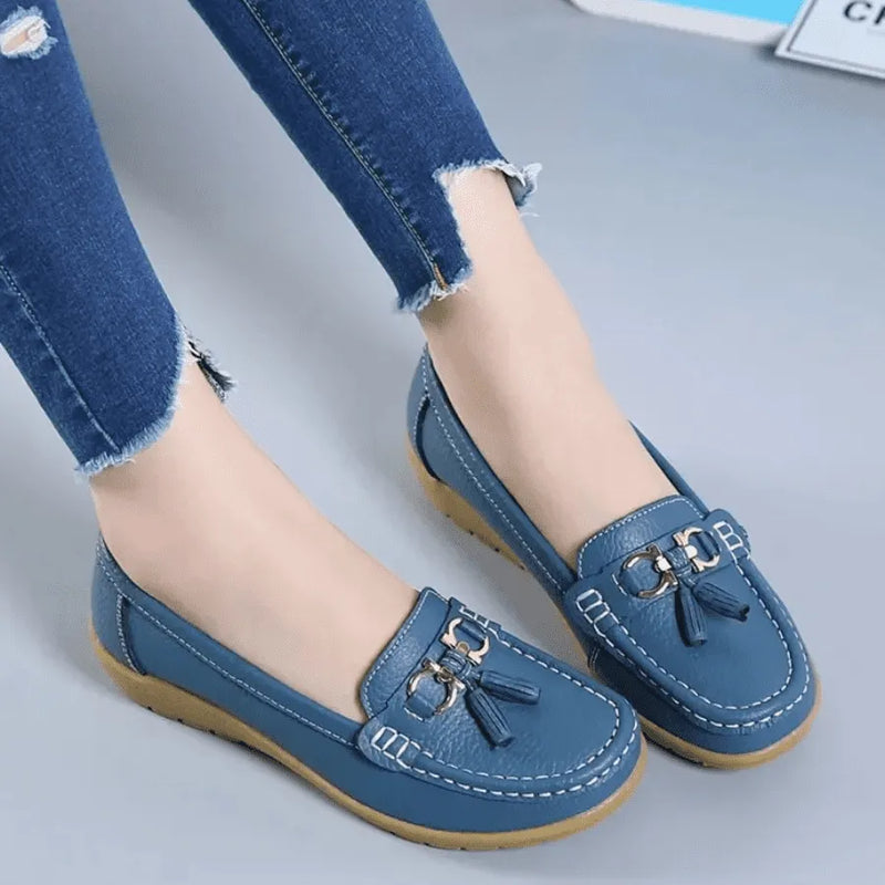 Sapatilhas Mocassins Casuais Femininas