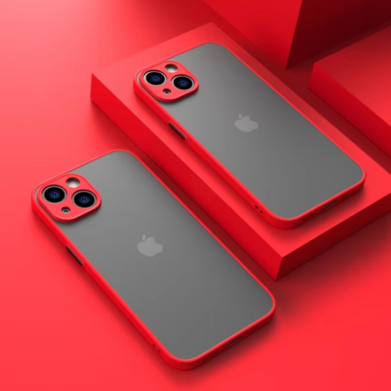 Capinha de Celular para Iphone Matte Translúcida Anti-impacto em Silicone