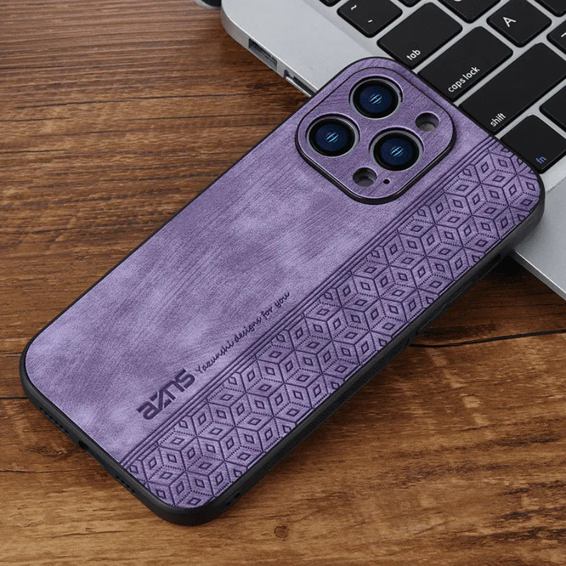 Capinha de Celular para Iphone em Couro 3D AZNS