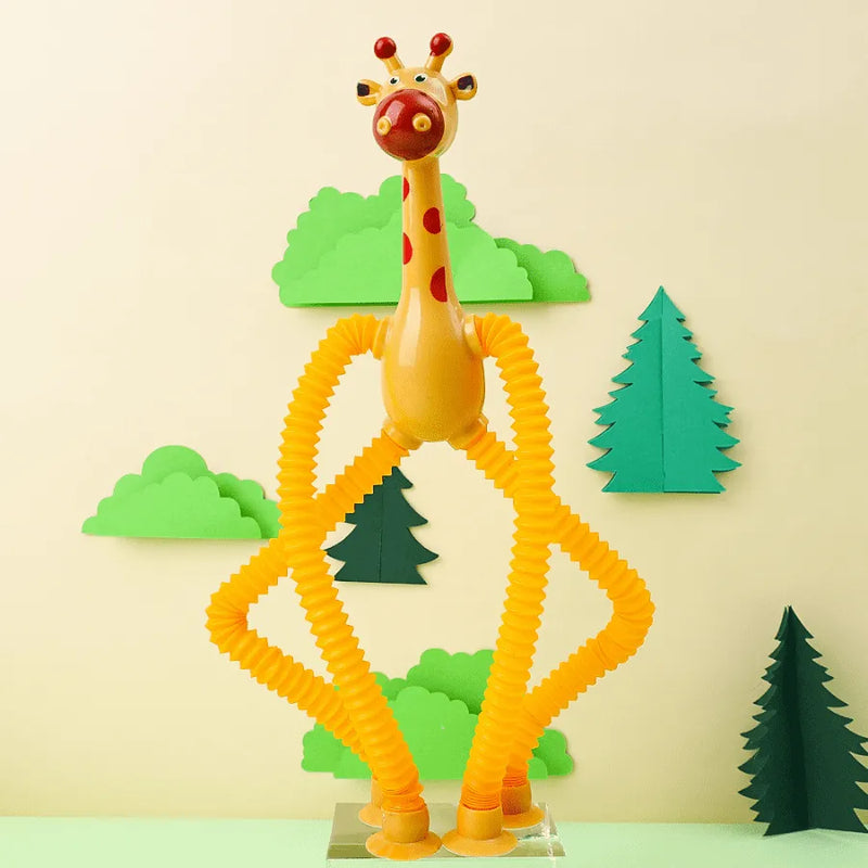 Girafinhas Infantis Criativas que Esticam e Gruda Com Luz De LED GiraZoo