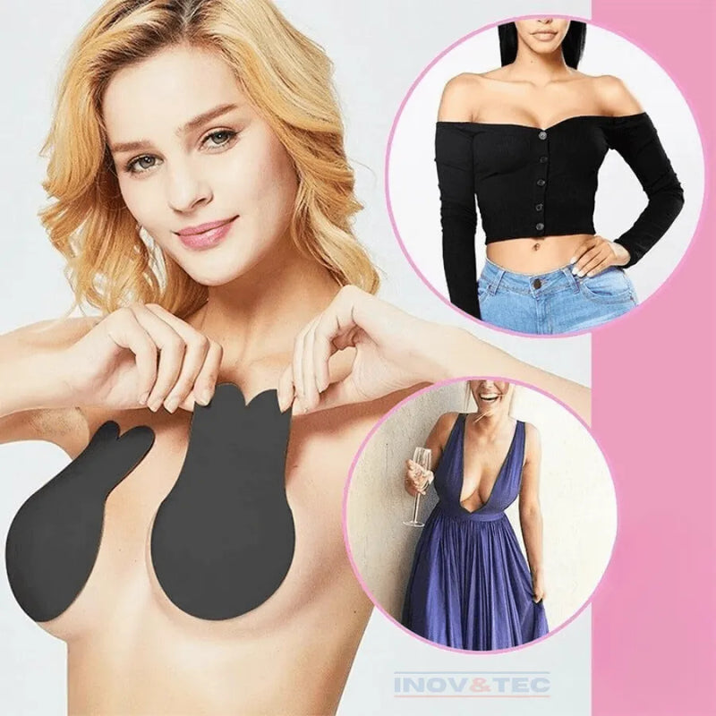 Sutiã De Sustentação e Volume Invisível | Efeito Silicone, Você Mais Confiante e Deslumbrante!