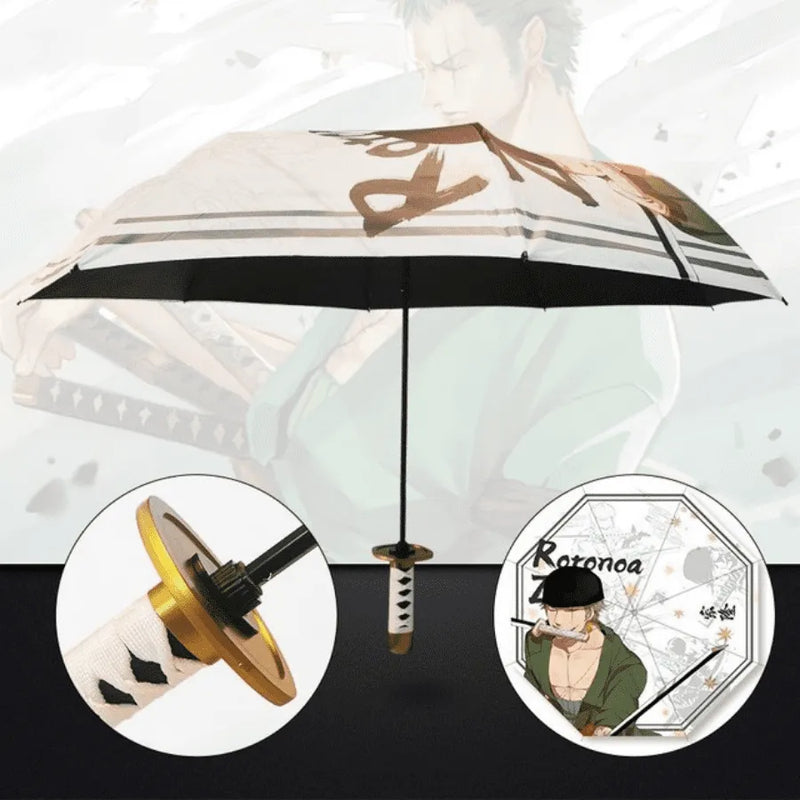 Guarda Chuva Katana Demon Slayer e One Piece - Proteja-se Da Chuva Como Um Verdadeiro Guerreiro