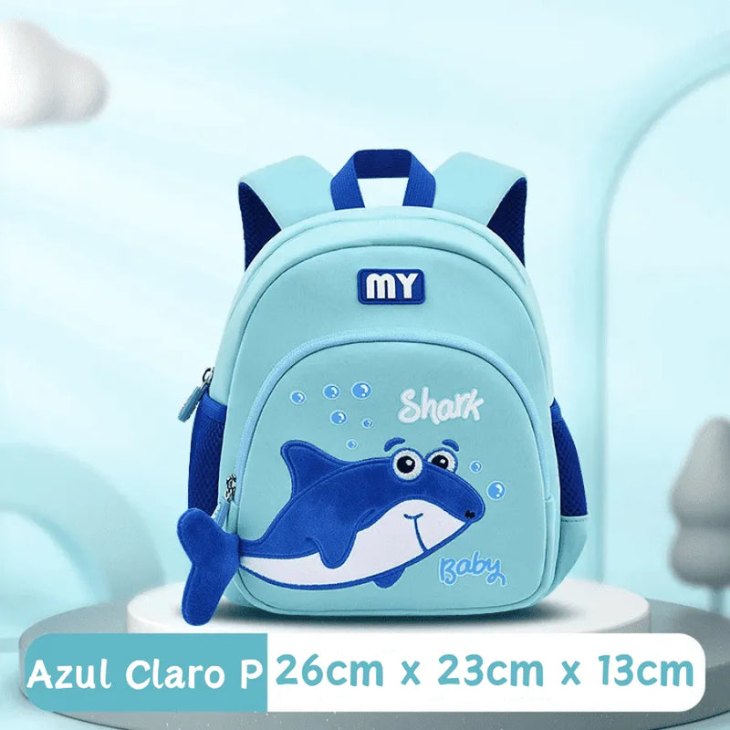 Mochila Infantil Bebê Tubarão - Mergulhe Nos Estudos
