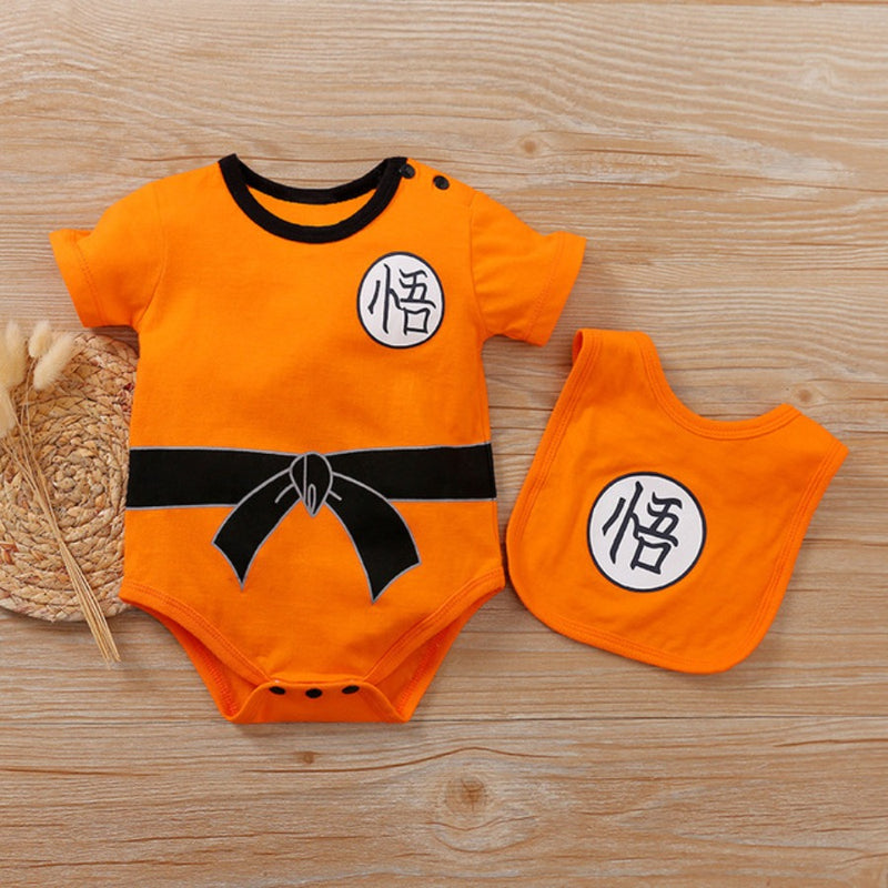 Macacão de Bebê Cosplay Dragon Ball Z