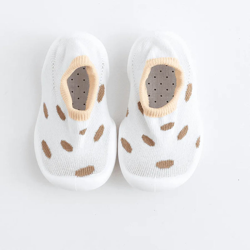 Sapatinho Meia "Baby Fashion" Para bebês e Crianças - Super Confortável, Seguro e Antiderrapante