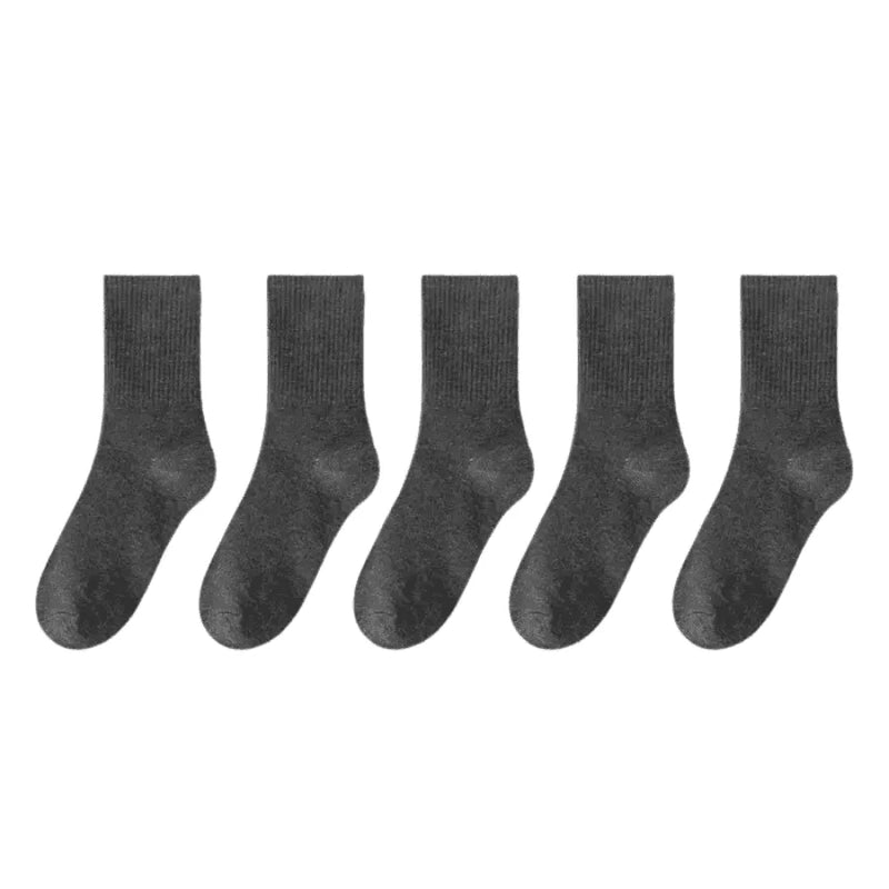 Meias de Algodão Peruano Penteado Cano Médio | Queima De Estoque 50% OFF + FRETE GRÁTIS