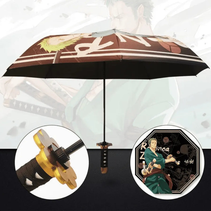 Guarda Chuva Katana Demon Slayer e One Piece - Proteja-se Da Chuva Como Um Verdadeiro Guerreiro