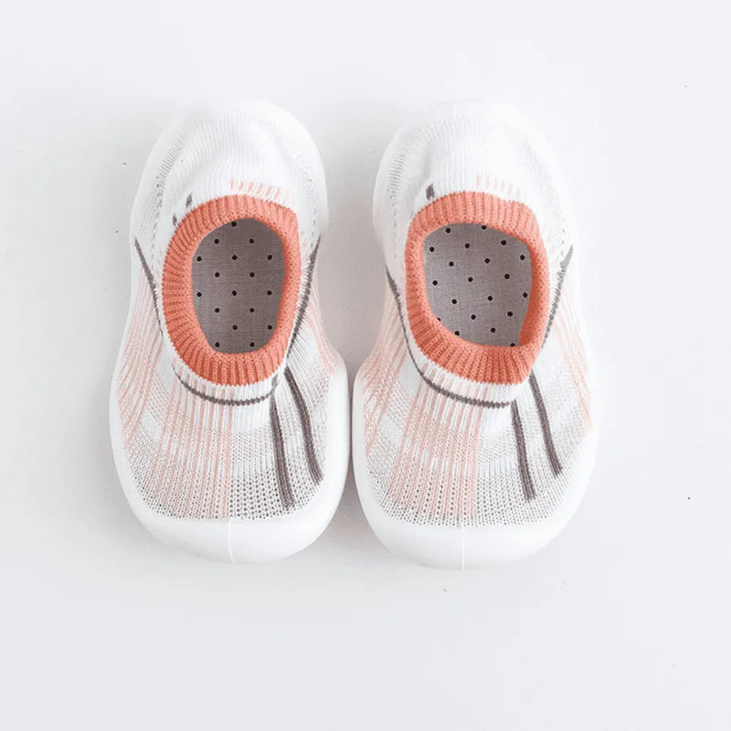Sapatinho Meia "Baby Fashion" Para bebês e Crianças - Super Confortável, Seguro e Antiderrapante