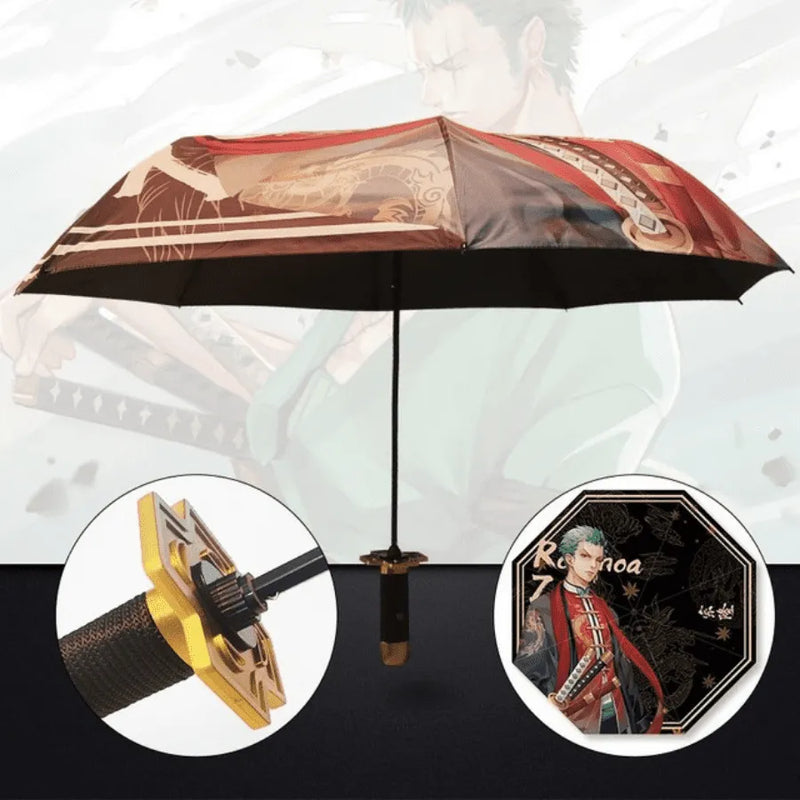 Guarda Chuva Katana Demon Slayer e One Piece - Proteja-se Da Chuva Como Um Verdadeiro Guerreiro
