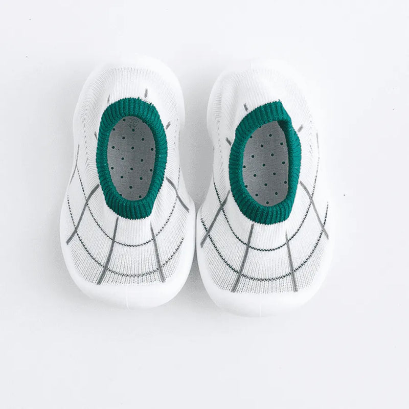 Sapatinho Meia "Baby Fashion" Para bebês e Crianças - Super Confortável, Seguro e Antiderrapante