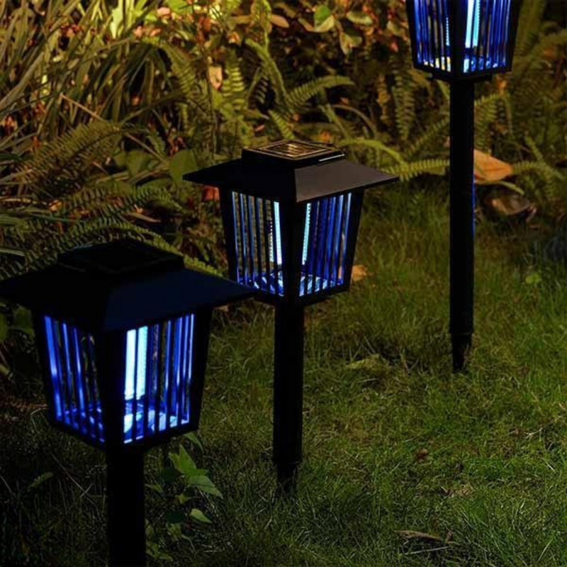 Lâmpada Mata Mosquito LED de Energia Solar