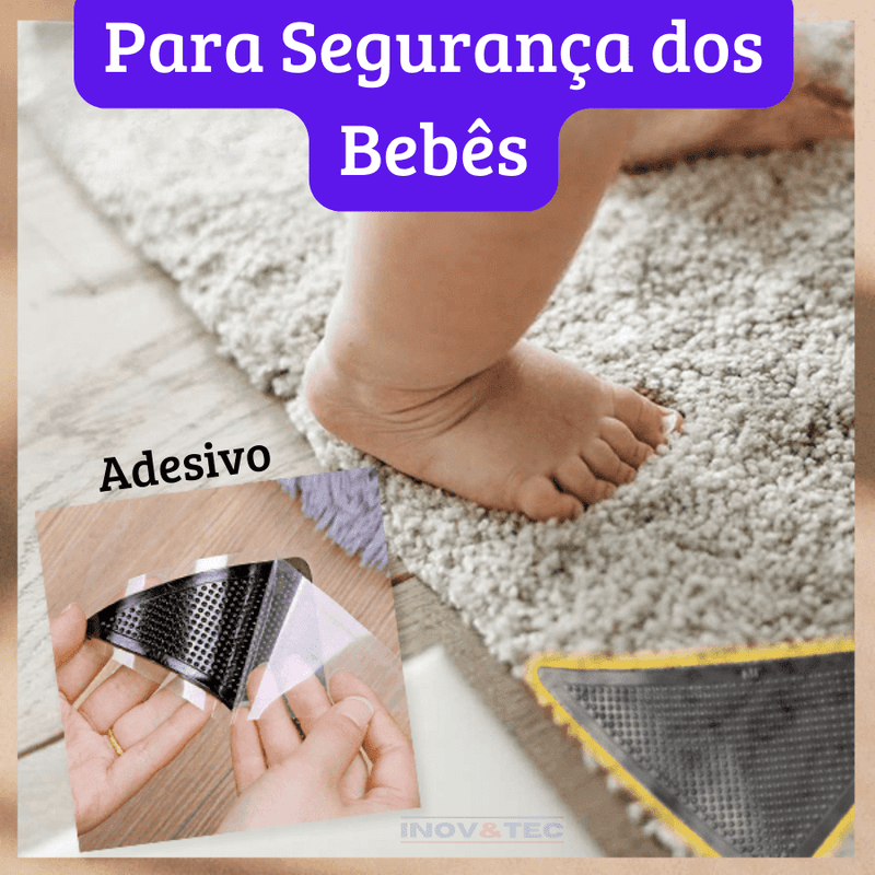 Kit Antiderrapante Para Tapetes | Evite Acidentes Domésticos
