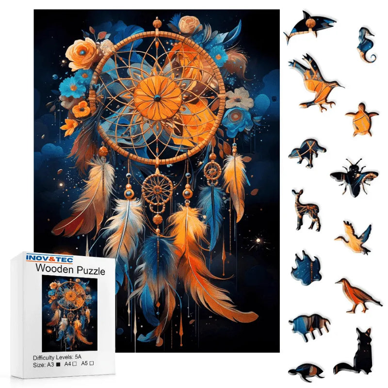 Quebra-Cabeça De Madeira Inova WOOD PUZZLE - Filtro Dos Sonhos | Diversão Com Diversos Benefícios