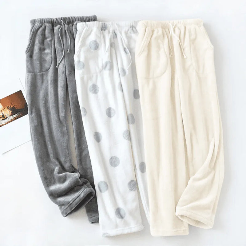 Calça De Pijama Peluciada Cozy Cloud | Quentinha, Macia e Super Confortável