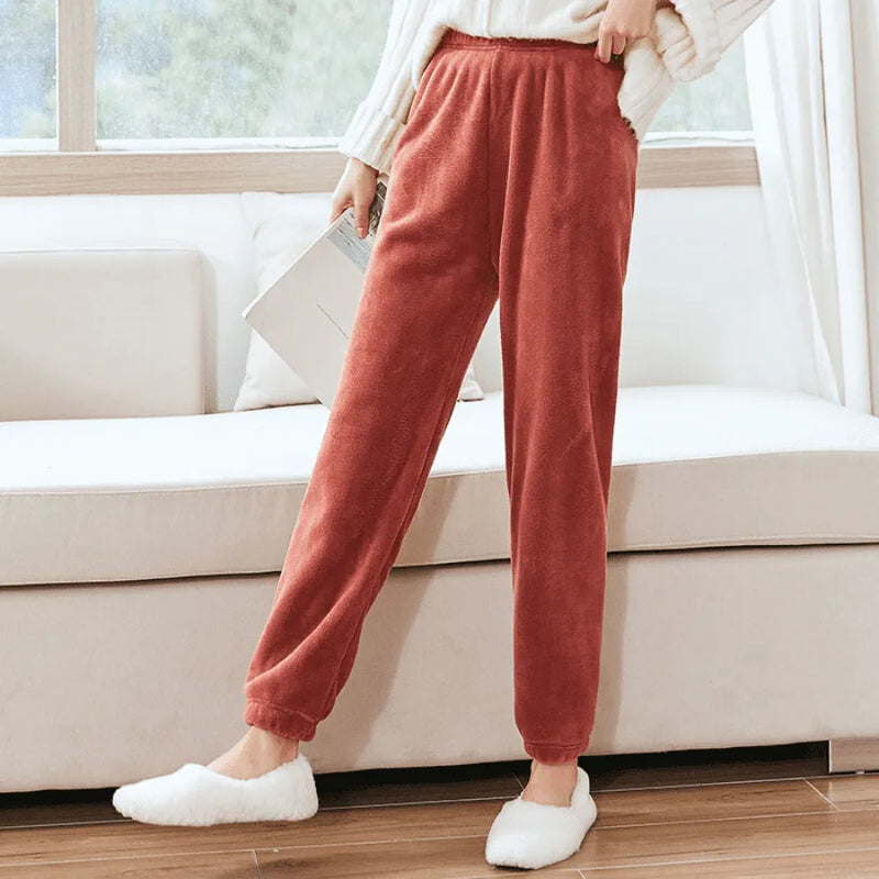 Calça De Pijama Peluciada Snug Nights - Cintura Elástica | Quentinha, Macia e Super Confortável