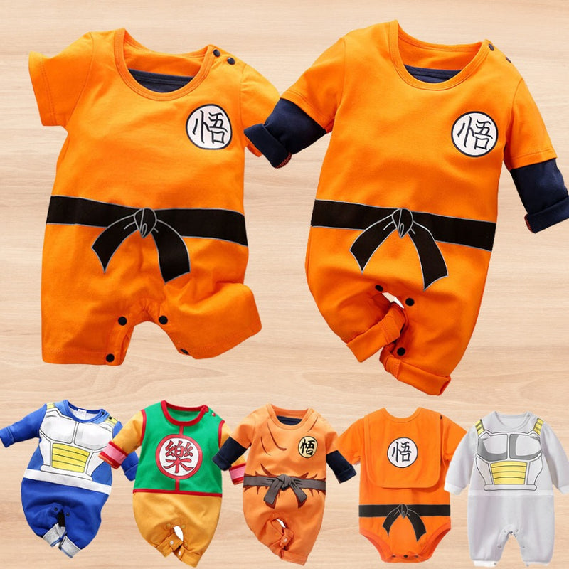Macacão de Bebê Cosplay Dragon Ball Z