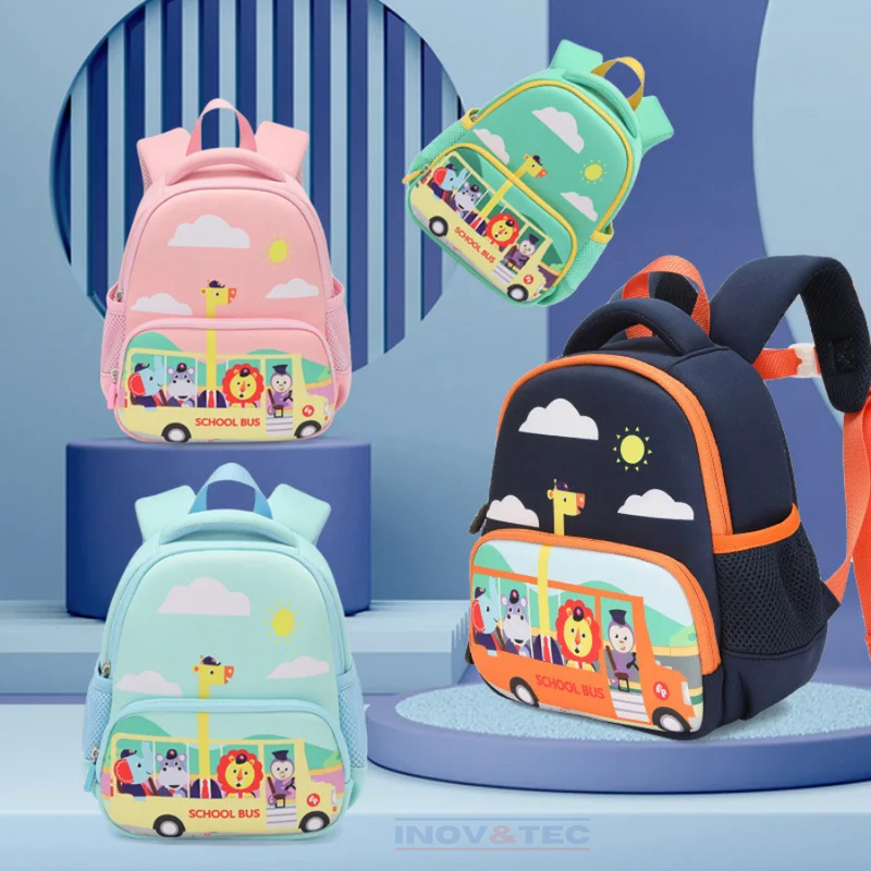 Mochila Infantil à Caminho da Escola - Desenhos Divertidos Para Seu Pequeno Sorrir