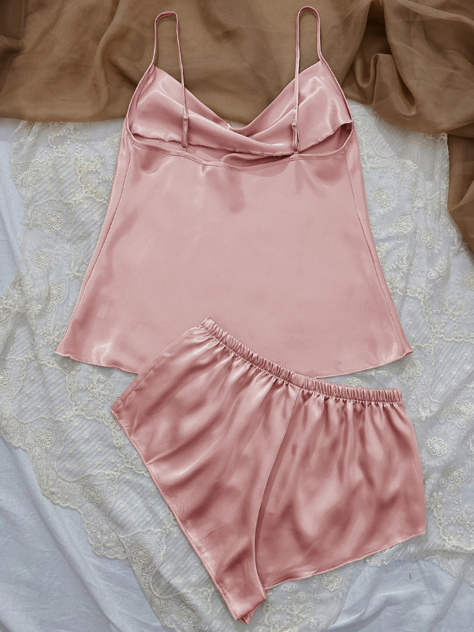 Pijama Feminino Sweet Comfort - Conjunto BabyDoll e Shorts Fresquinho LooseFit | Tecido Super Macio e Confortável