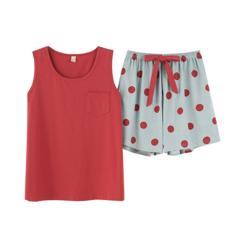 Pijama Feminino Hawai - Conjunto Camisa Regata e Shorts LooseFit | Tecido Algodão Super Macio e Confortável | Perfeito Para Ficar Em Casa