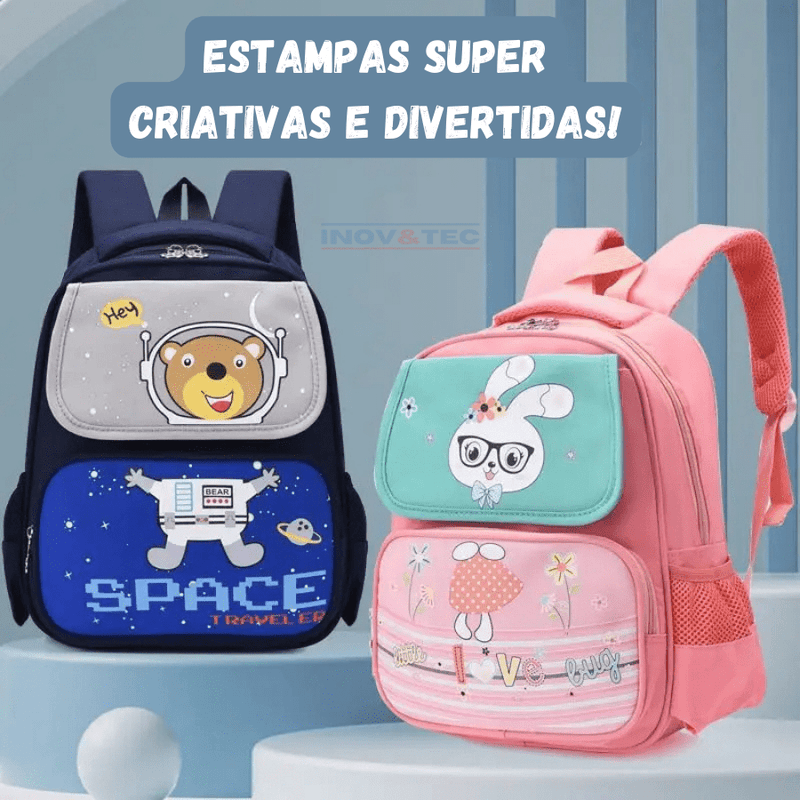 Mochila Infantil Adventure Premium - Conforto e Criatividade Andam Juntos