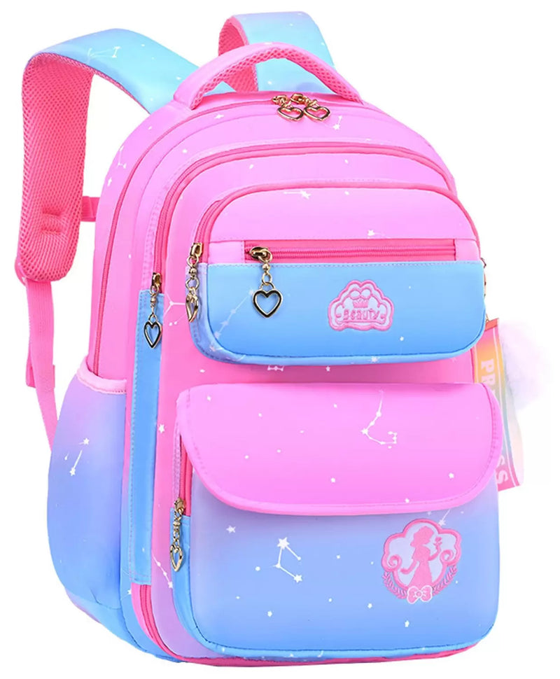 Mochila Infantil Princesa Pink - Otopédica, Leve e Resistente, Impermeável e Alta Capacidade