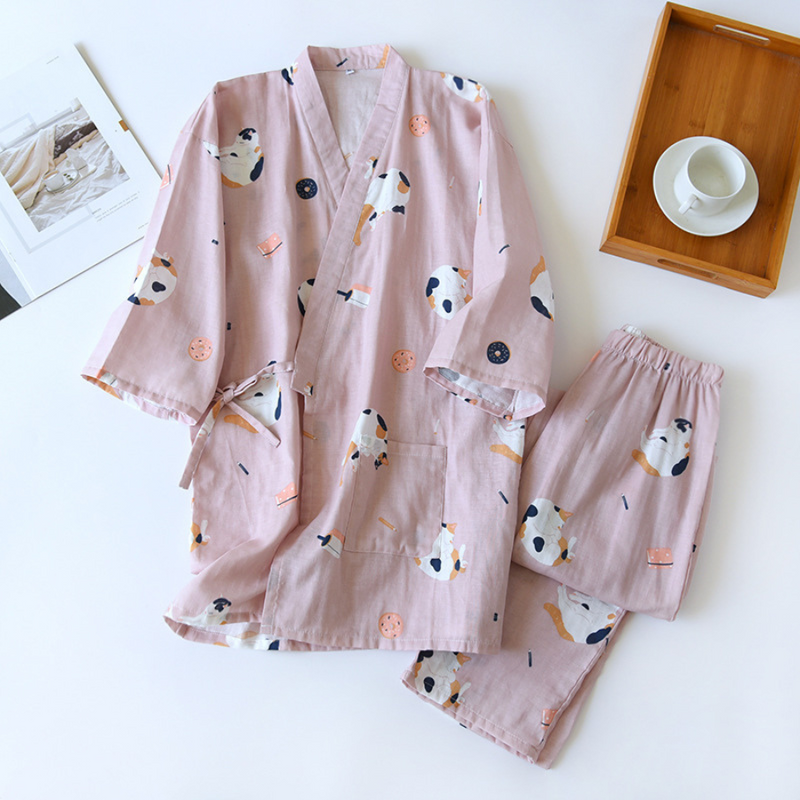 Pijama Feminino Cotton Blossom - Conjunto Calça e Camisa Curta em 100% Algodão | Macio, Leve e Super Confortável
