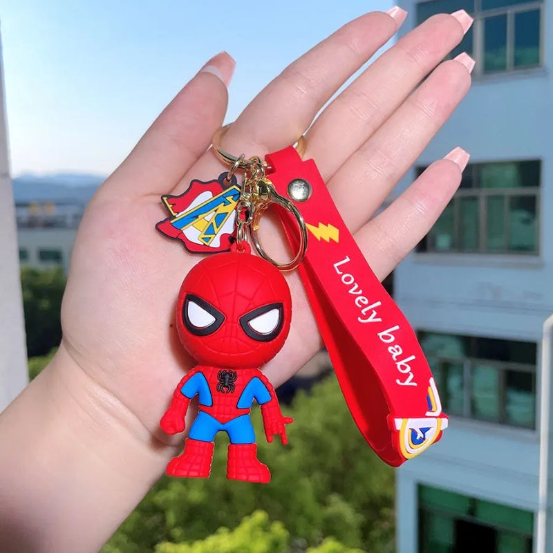 Chaveiro Super Heroes em Silicone Marvel DC Quality