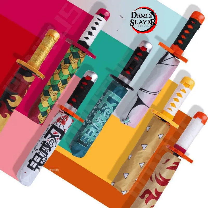 Guarda Chuva Katana Demon Slayer e One Piece - Proteja-se Da Chuva Como Um Verdadeiro Guerreiro