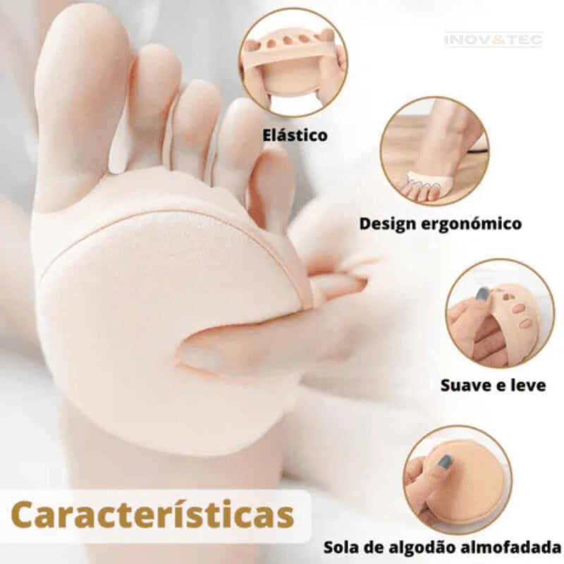 Nuvem Feet - Almofada Terapêutica para Pés - Salto Alto e Sapatos Confortáveis Como Nunca - ÚLTIMO DIA NA PROMOÇÃO [PAGUE 1 PAR LEVE 3]