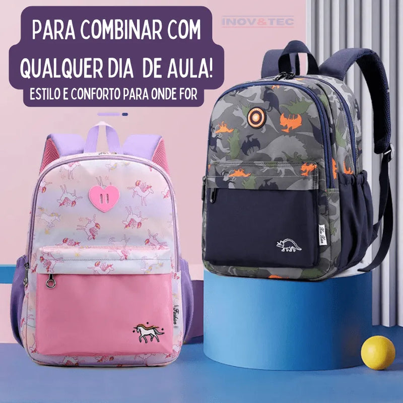Mochila Infantil Confort Premium - Volta as Aulas Sem Preocupações