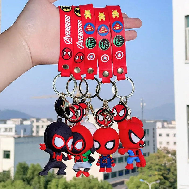 Chaveiro Super Heroes em Silicone Marvel DC Quality