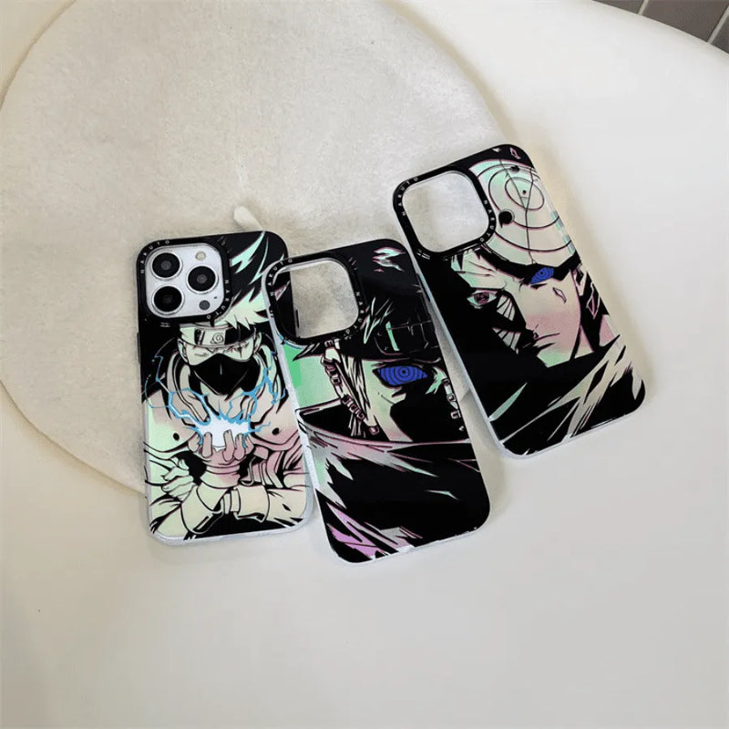 Capinha de Celular para IPhone Holográfica Naruto