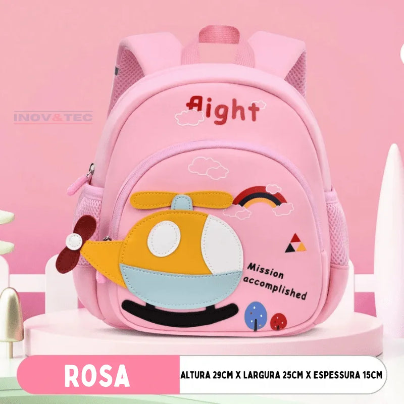 Mochila Infantil Pequeno Piloto - Confortável Como Uma Nuvem