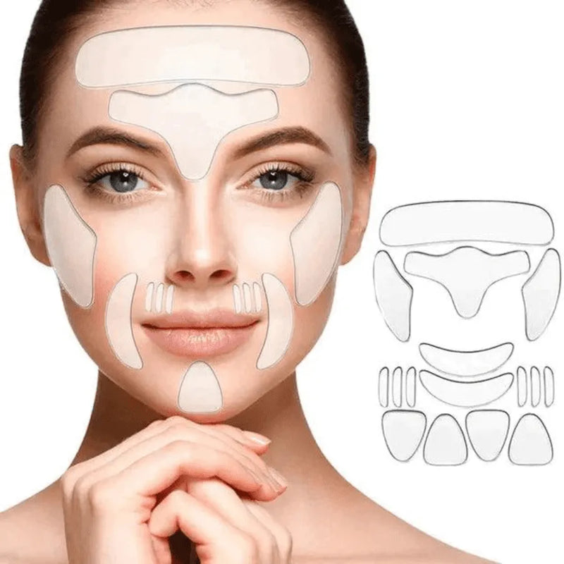 Adesivos Antirrugas De Colágeno Reutilizáveis UpSkin Original - [ULTIMO DIA COM 50% OFF]