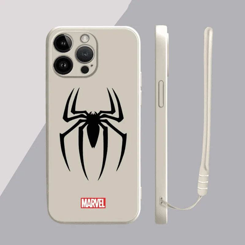 Capinha Iphone Marvel Homem-Aranha x Venom - Case de Alta Proteção Com Cordão de Brinde