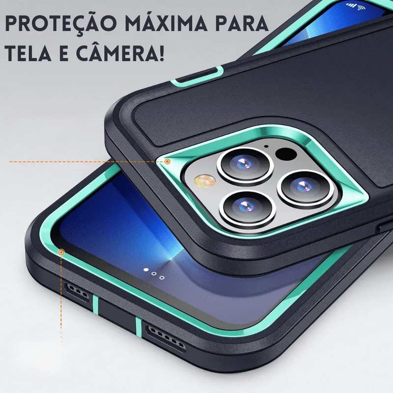 Capinha de Celular para Iphone com Proteção 360º Armor 1000