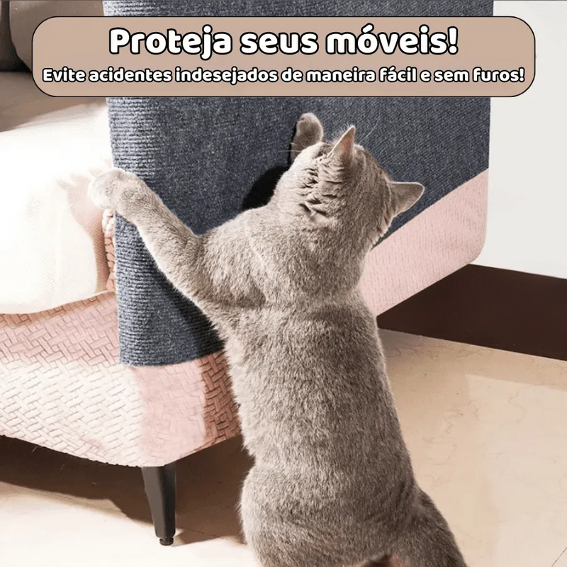 Arranhador para Gatos Carpete Protetor de Móveis e Sofá Adesivo Catz [Pague 2 Leve 4]