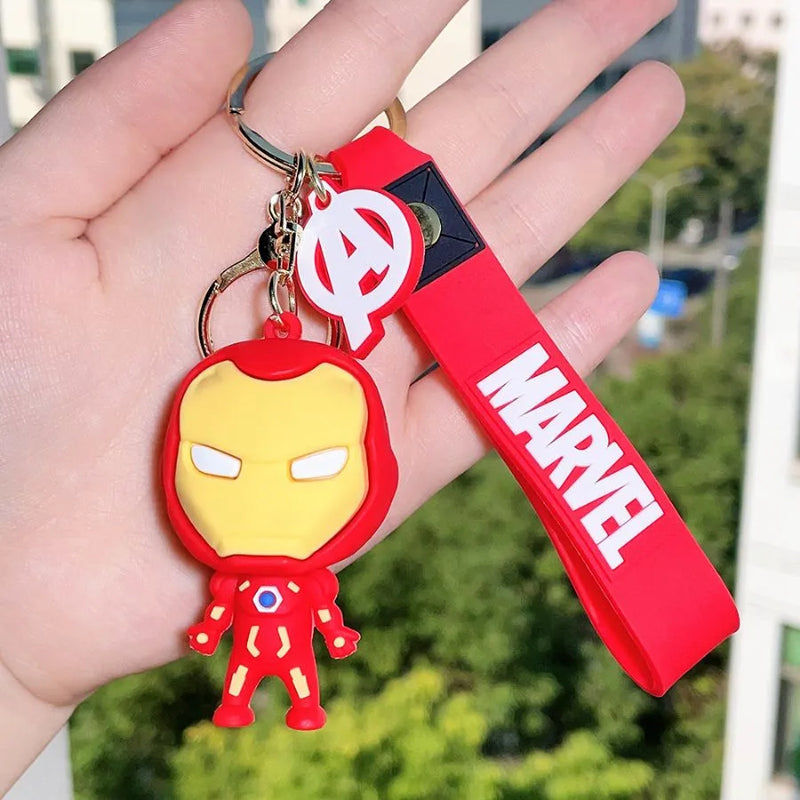 Chaveiro Super Heroes em Silicone Marvel DC Quality
