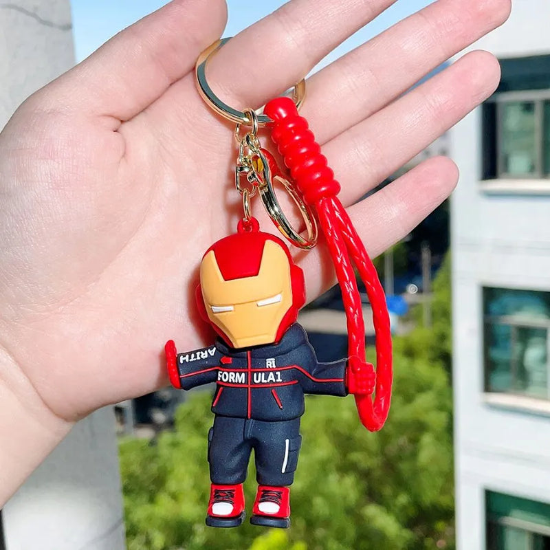 Chaveiro Super Heroes em Silicone Marvel DC Quality