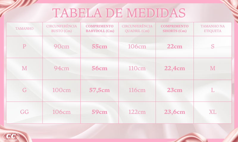 Pijama Feminino SexyFlowers - Conjunto Com Shorts e BabyDoll Sexy Super Confortável | Macio, Leve e Elegante