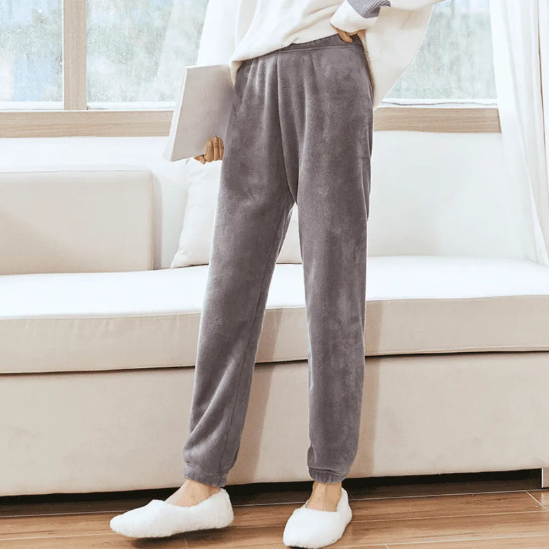 Calça De Pijama Peluciada Snug Nights - Cintura Elástica | Quentinha, Macia e Super Confortável