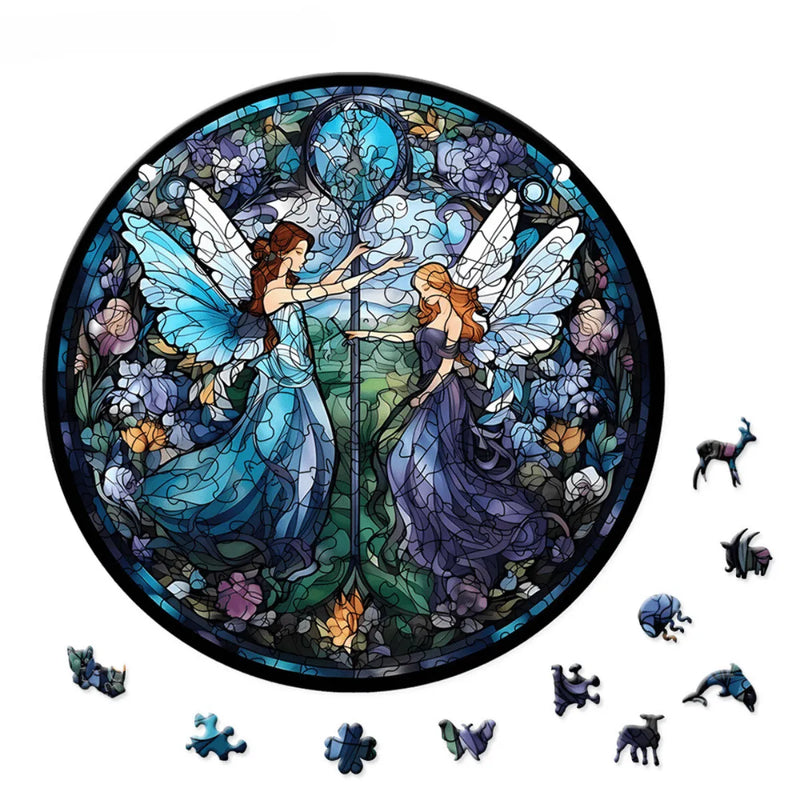 Quebra-Cabeça de Madeira Inova WOOD PUZZLE - Campo Encantado | Diversão com Diversos Benefícios