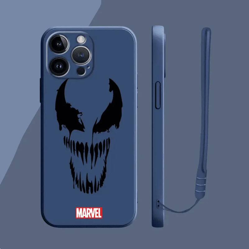 Capinha Iphone Marvel Homem-Aranha x Venom - Case de Alta Proteção Com Cordão de Brinde