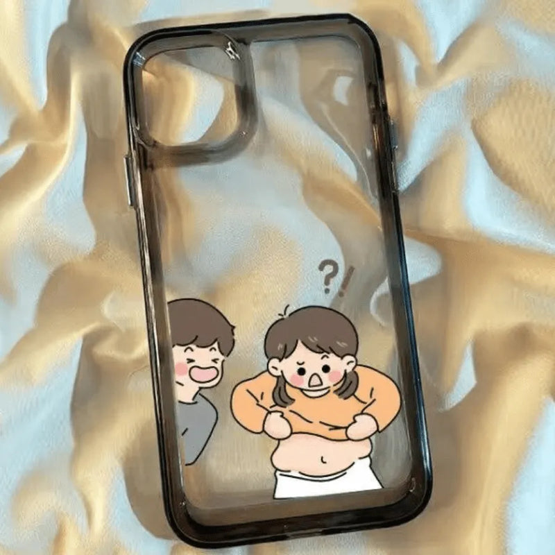 Capinha Iphone Casal "Bora Pra Academia!" - Case de Alta Proteção e Resistência